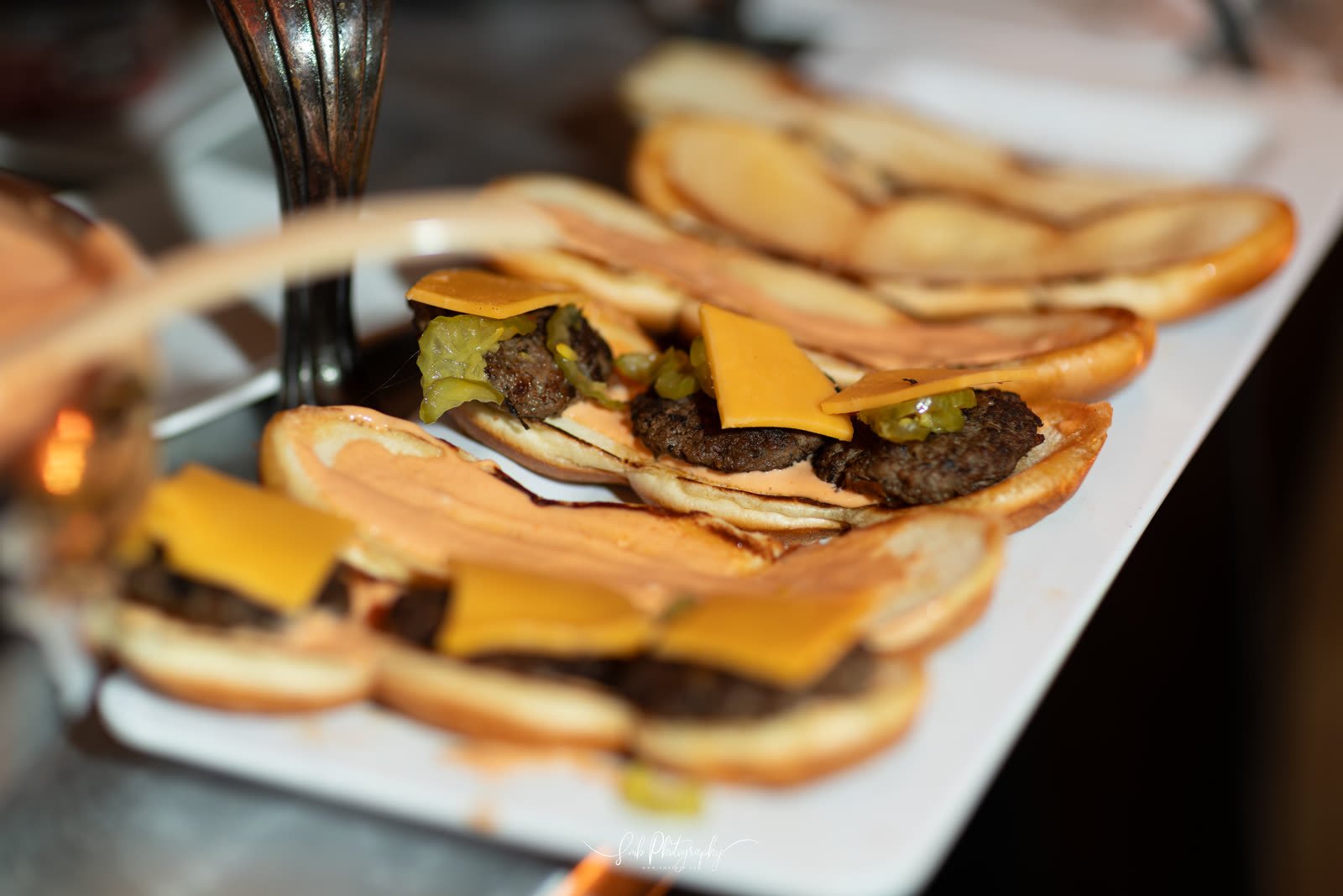 Sliders assembled and ready