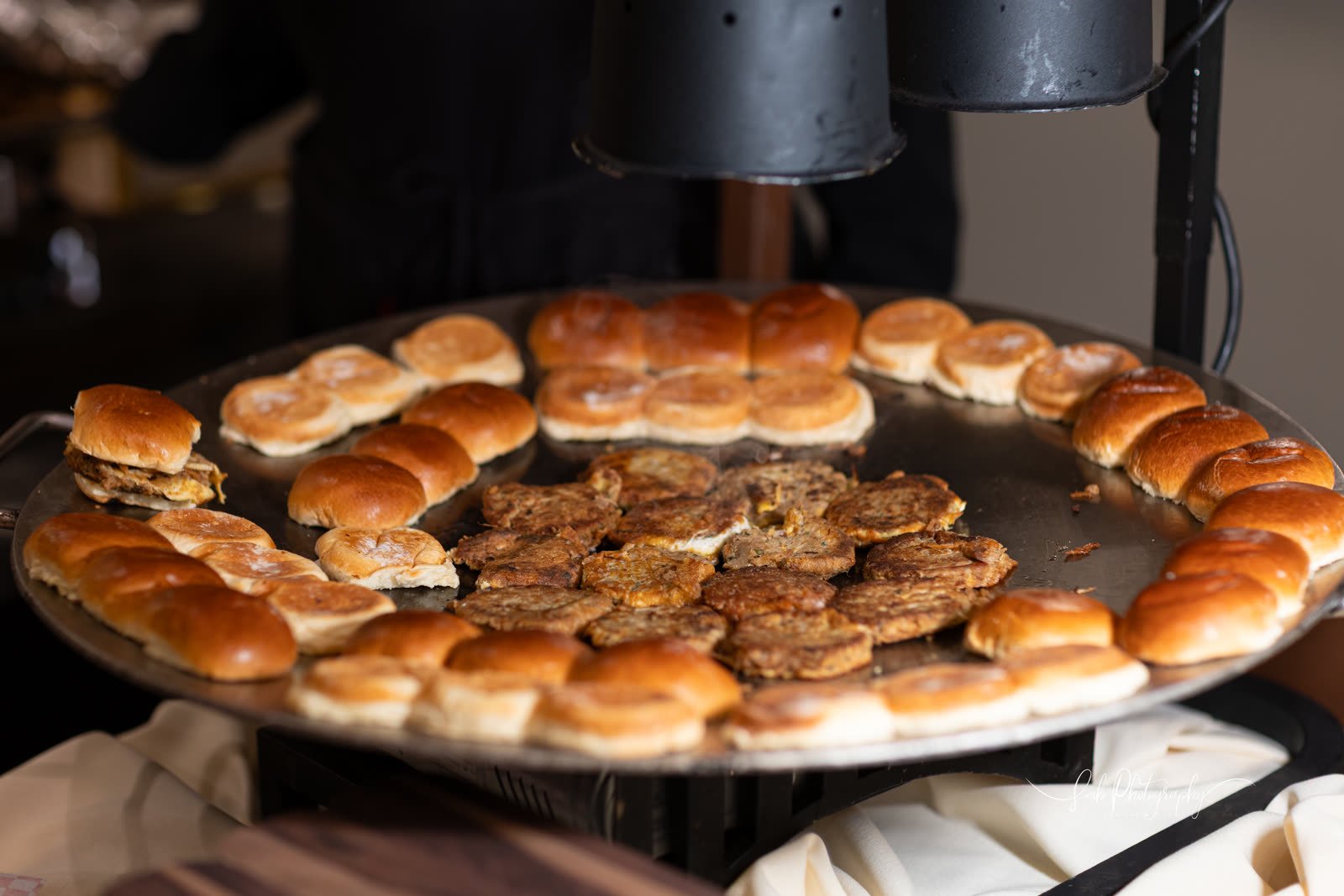 Sliders and buns on the pass