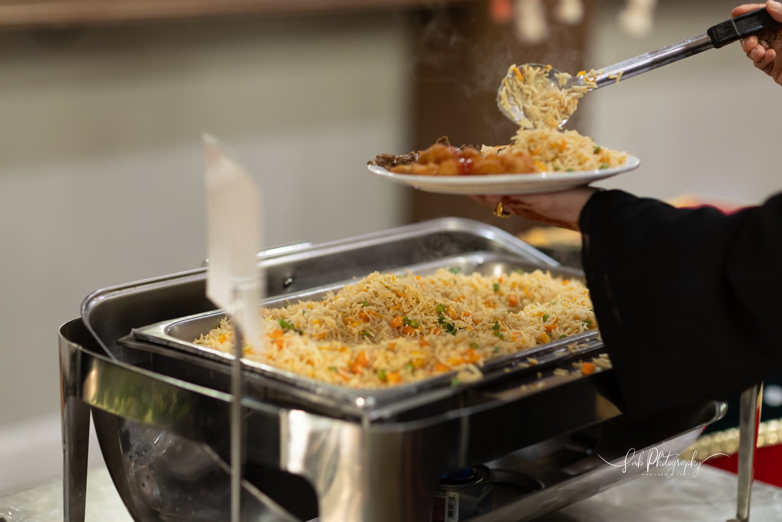 Biryani served straight from the tray