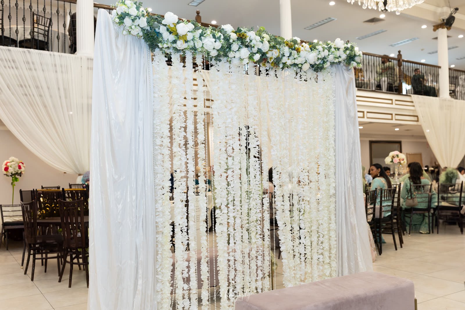 The ceremony stage from the floor